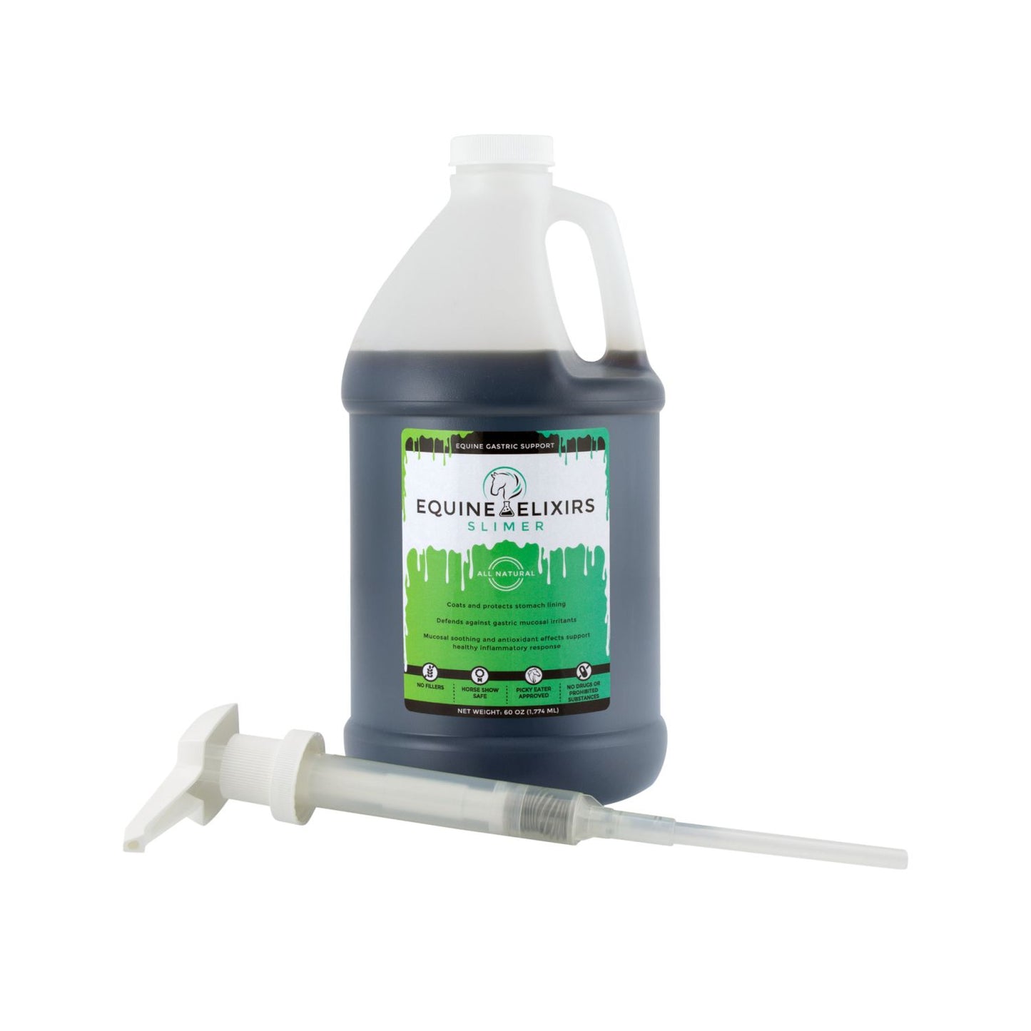 Equine Elixirs SLIMER - Liquid Gastric Support -60 day supply
