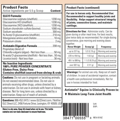 ACTISTATIN - Equine Powder - 1123.92g