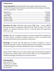 Equine Elixirs CALMAKAZI - Nervous System Support