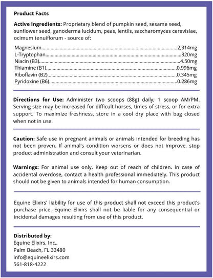 Equine Elixirs CALMAKAZI - Nervous System Support