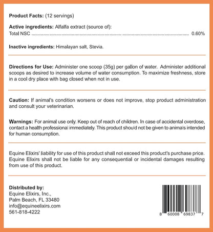 Equine Elixirs  CHUG - Hydration Support .41kg (12 servings)