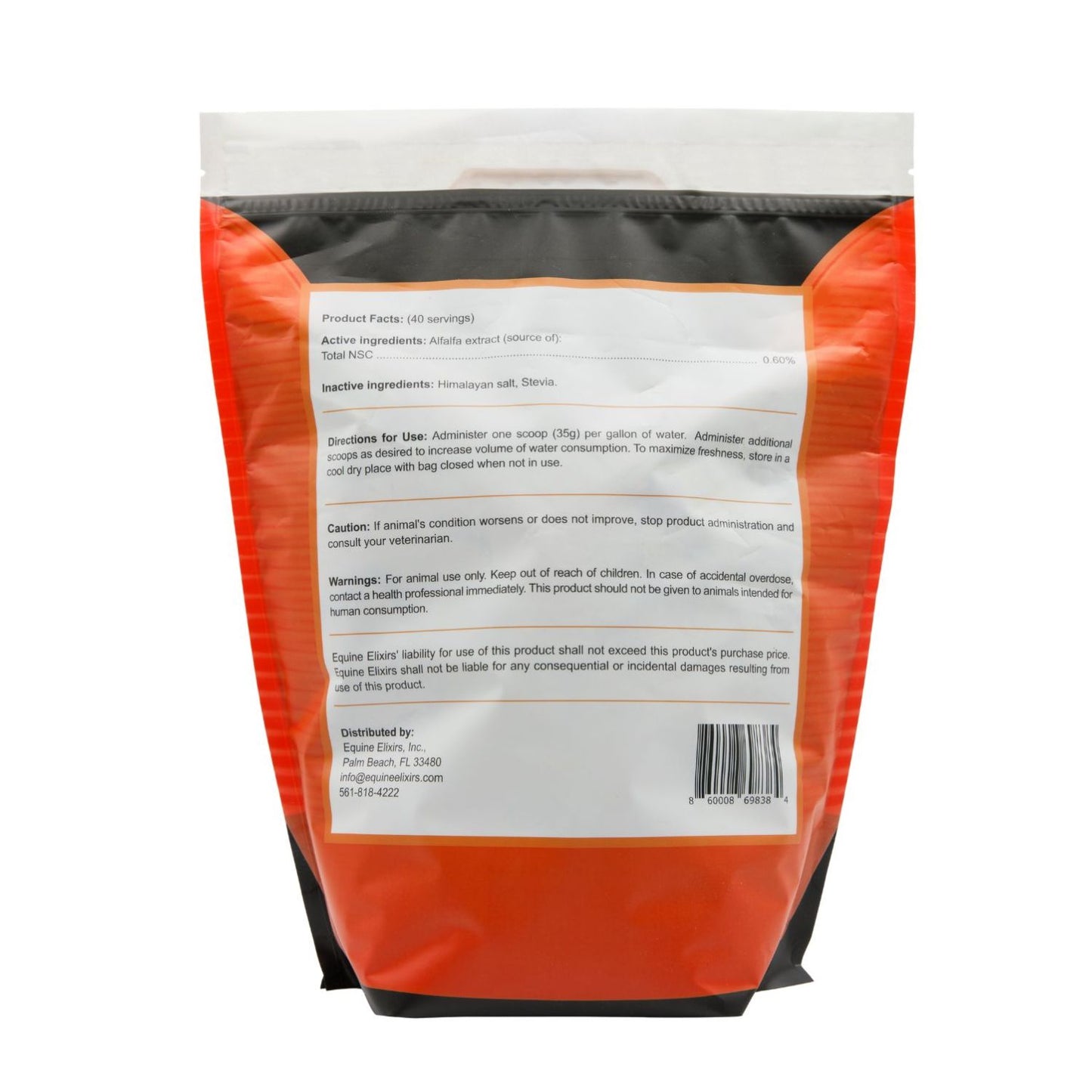 Equine Elixirs  CHUG - Hydration Support .41kg (12 servings)