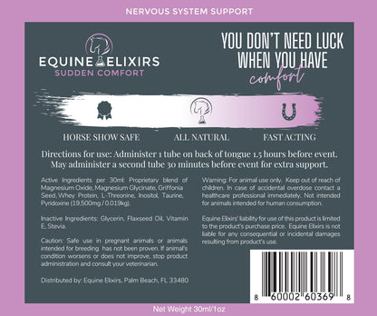 Equine Elixirs - SUDDEN COMFORT