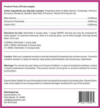 Equine Elixirs TURBO - Energy & Stamina